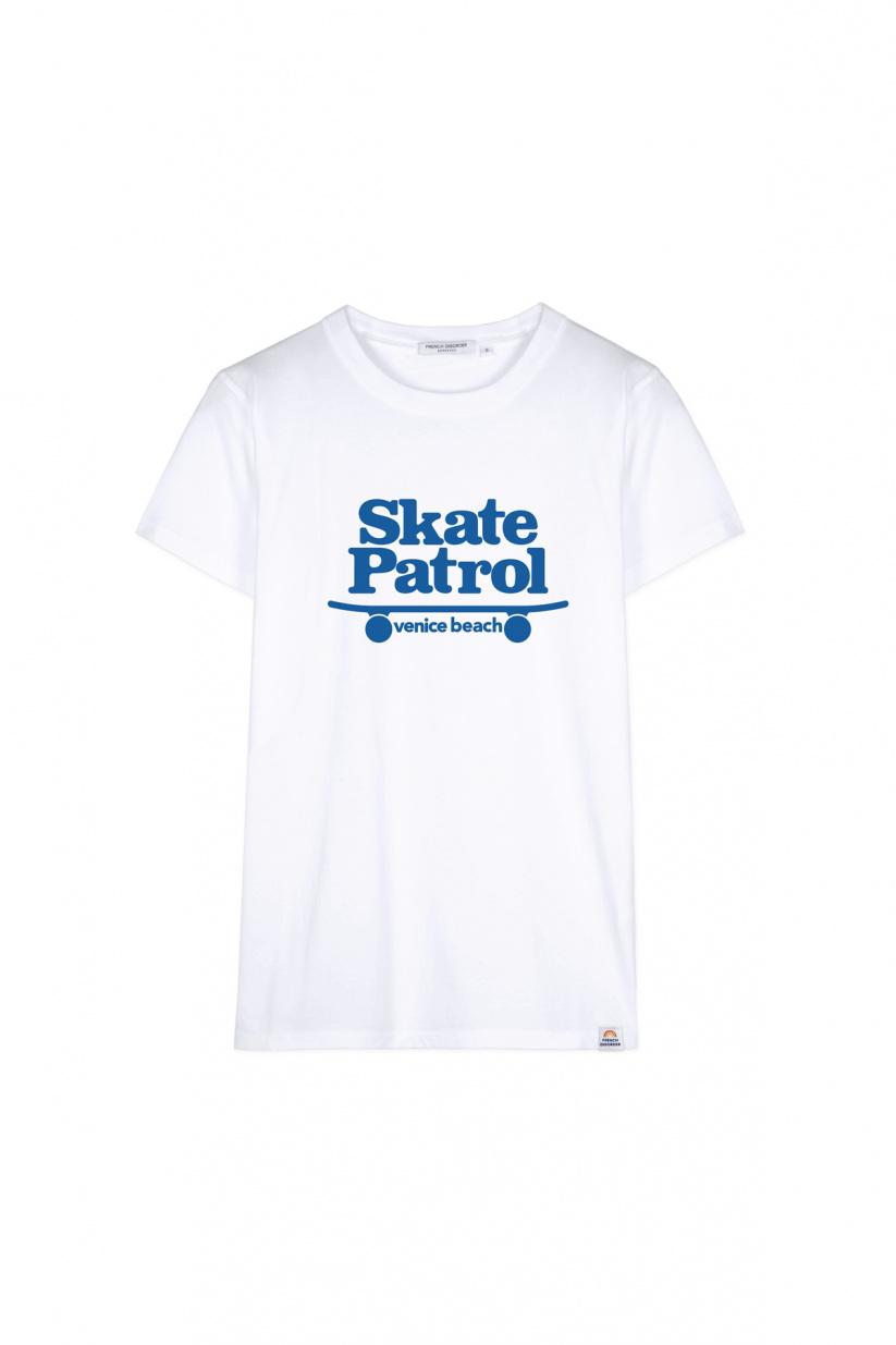 French Disorder T-shirt Sacha SKATE PATROL Blanc
