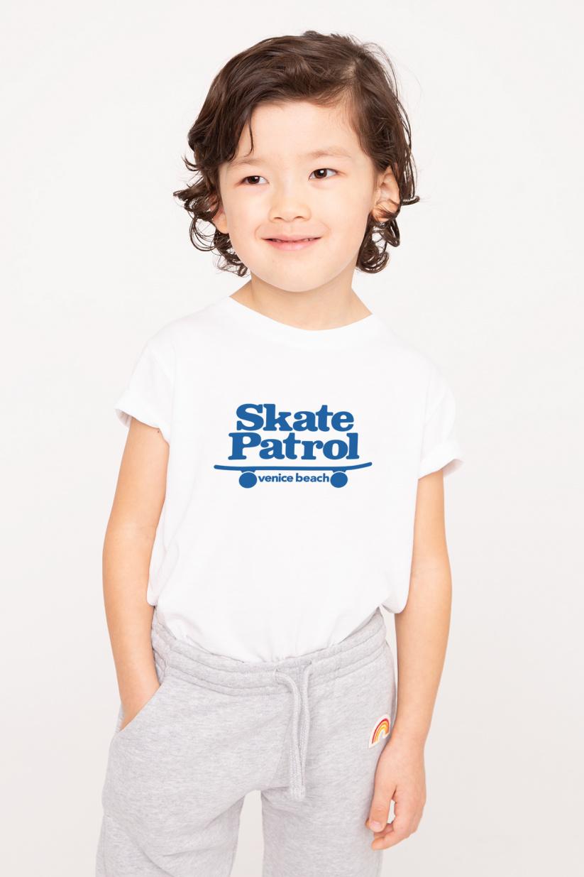 french disorder T-shirt Sacha SKATE PATROL Blanc