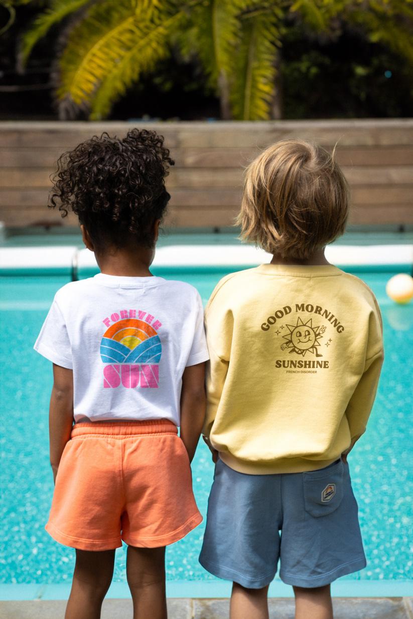 French Disorder T-shirt Sam FOREVER SUN Blanc