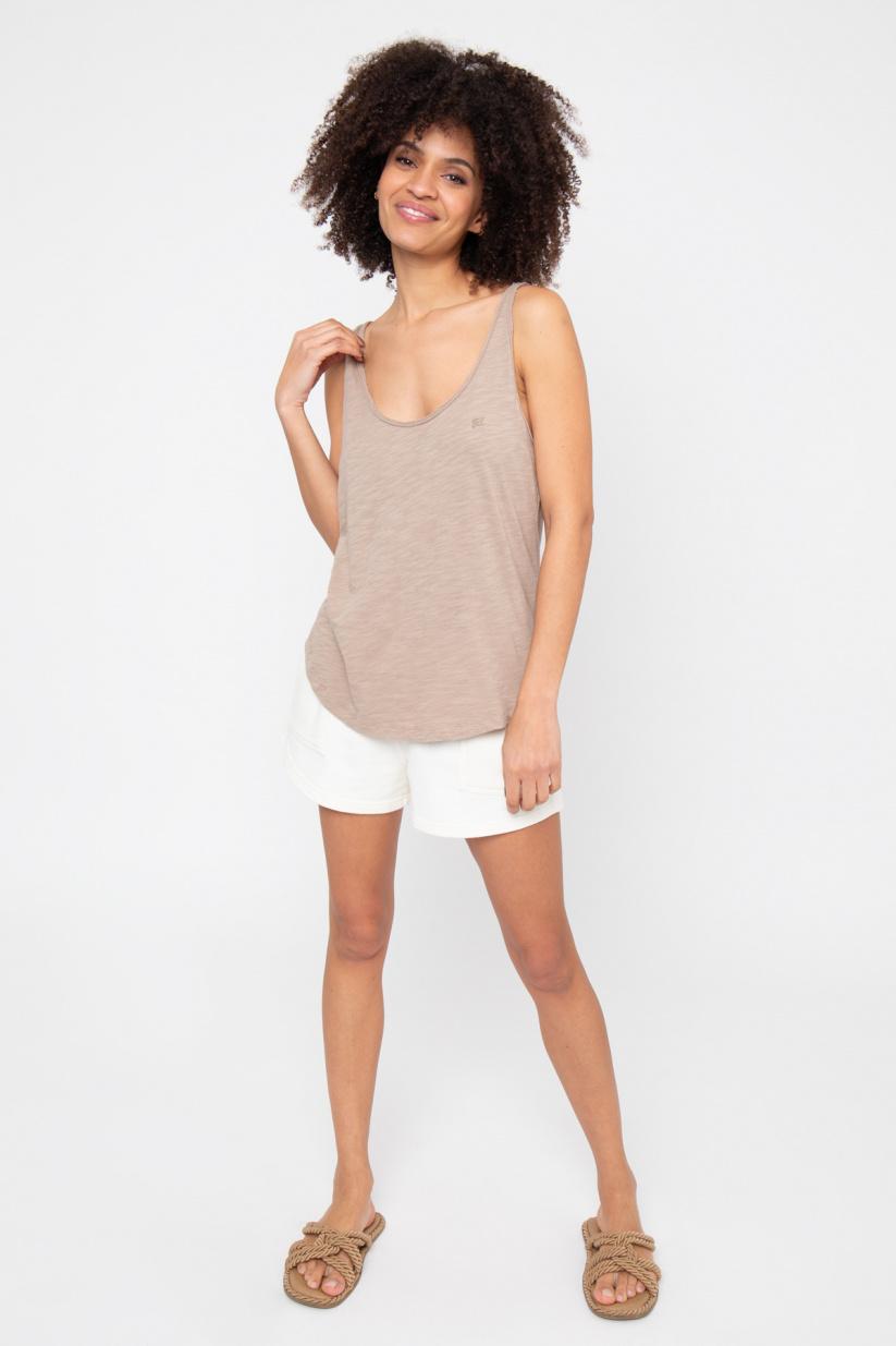 French Disorder Top Carrie Flammé Crème