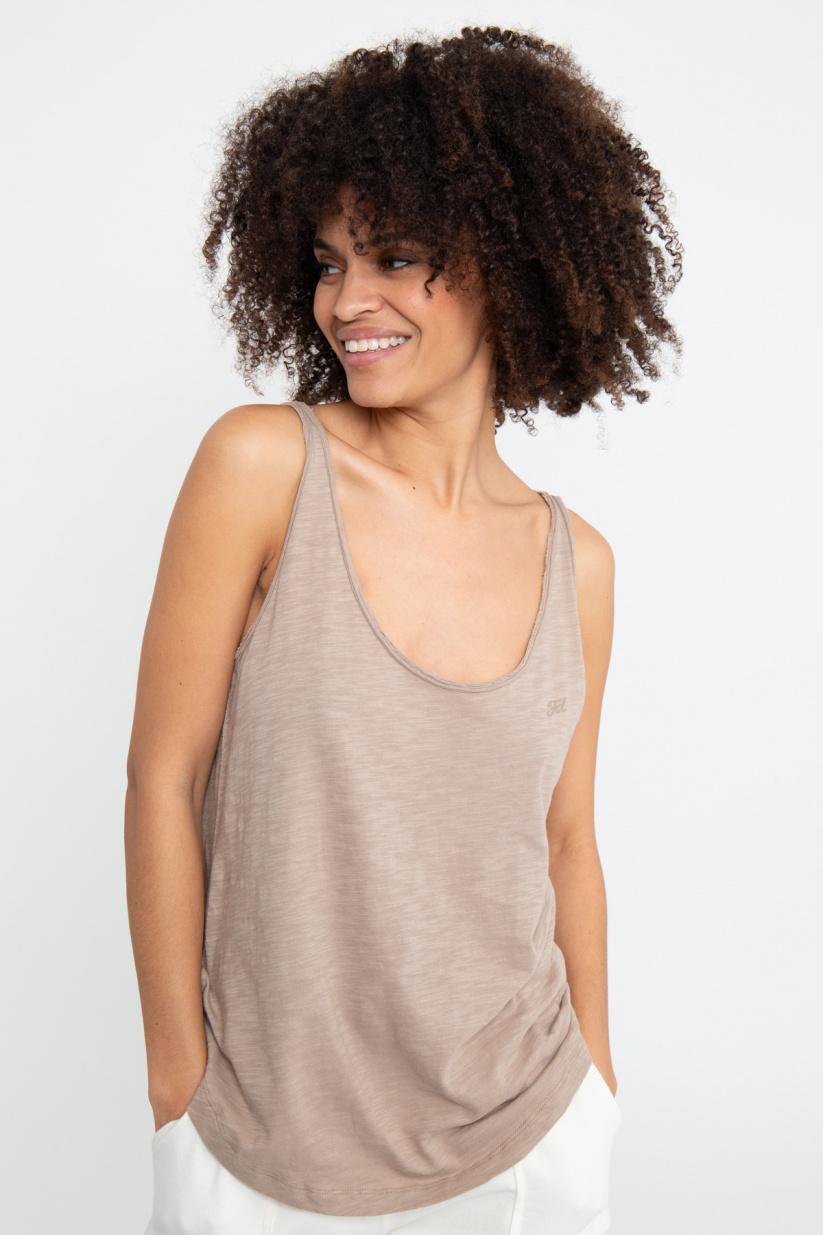 French Disorder Top Carrie Flammé Crème