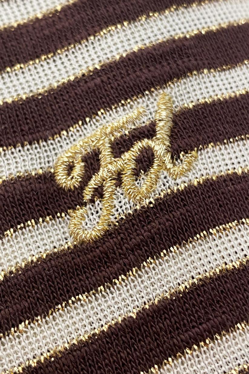 French Disorder Top Carrie Marinière Navy