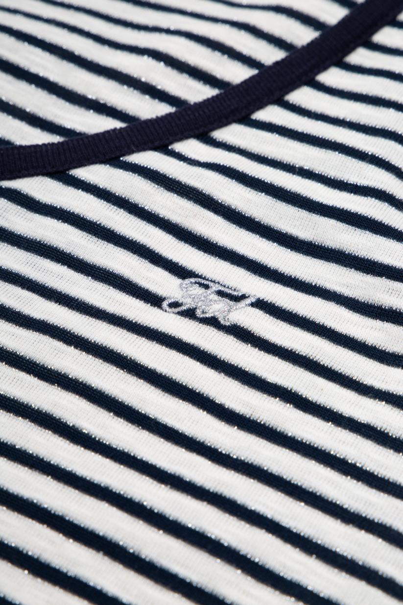 French Disorder Top Carrie Marinière Navy