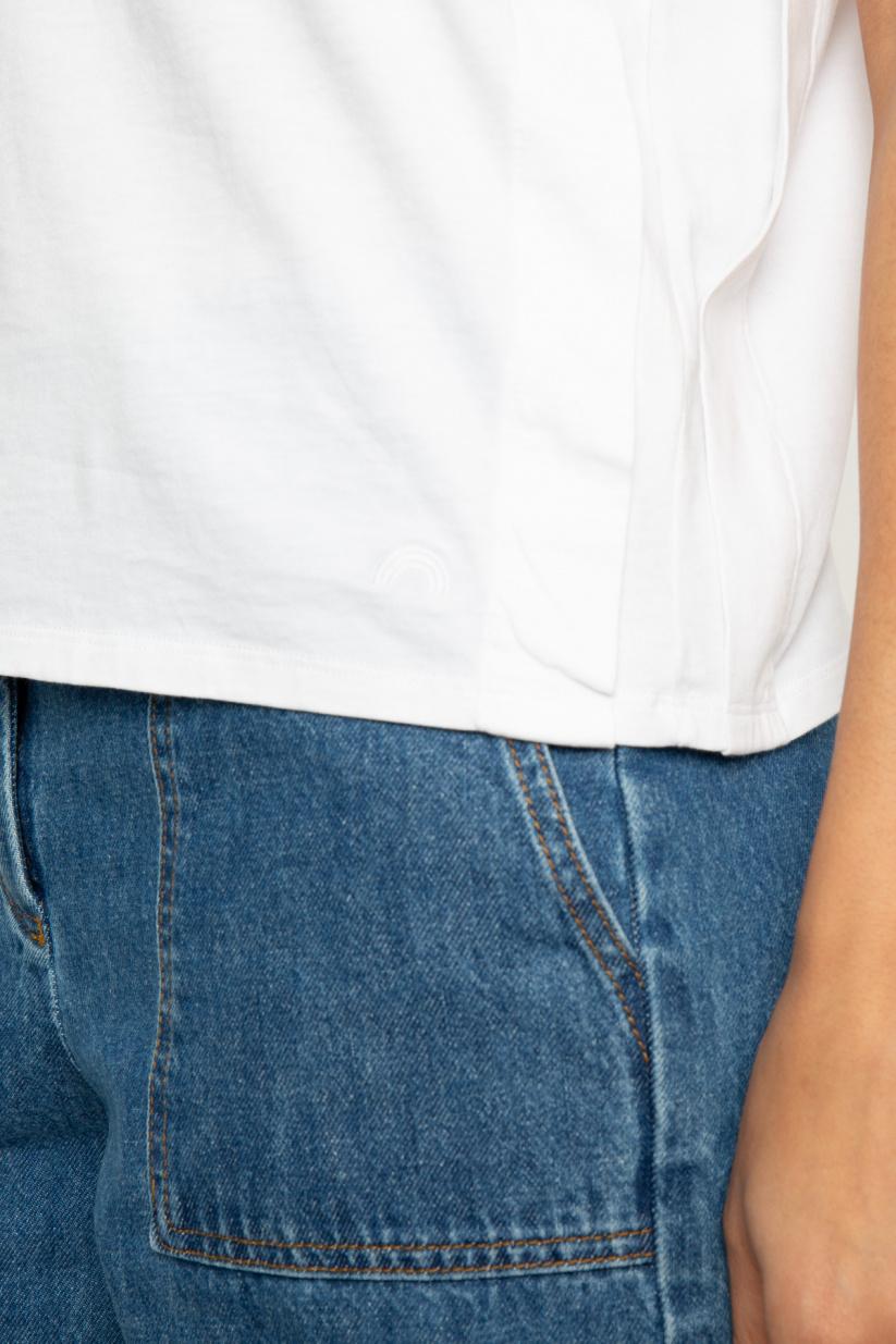 French Disorder Top Poppy FD INITIALE Blanc