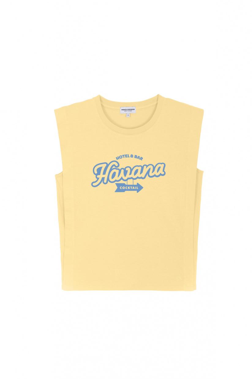 French Disorder Top Poppy HAVANA Retro Yellow