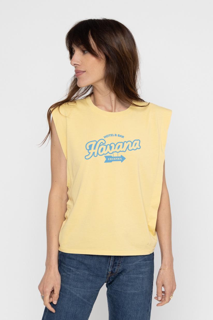 french disorder Top Poppy HAVANA Retro Yellow