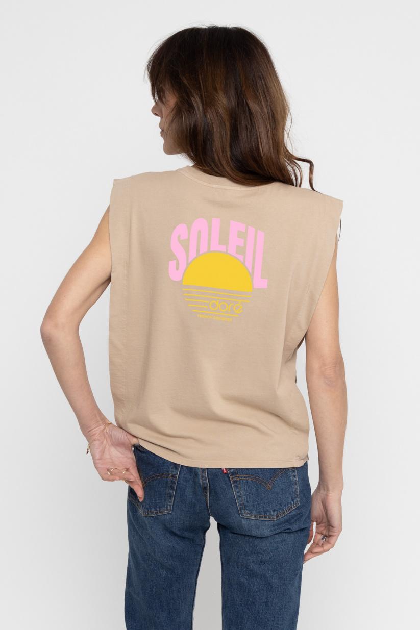french disorder Top Poppy SOLEIL DORE Taupe
