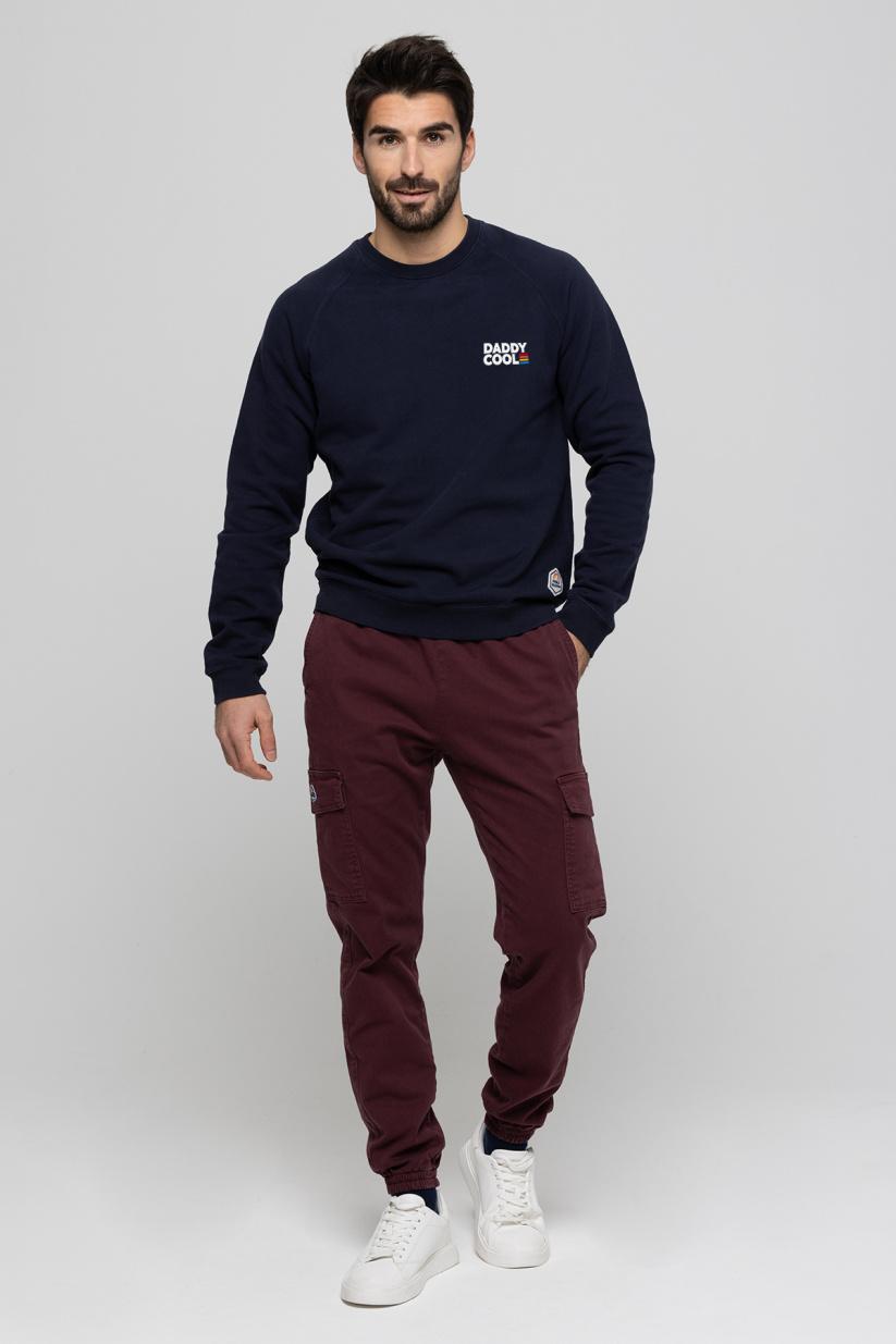 French Disorder Sweat Clyde DADDY COOL Coeur Broderie Navy