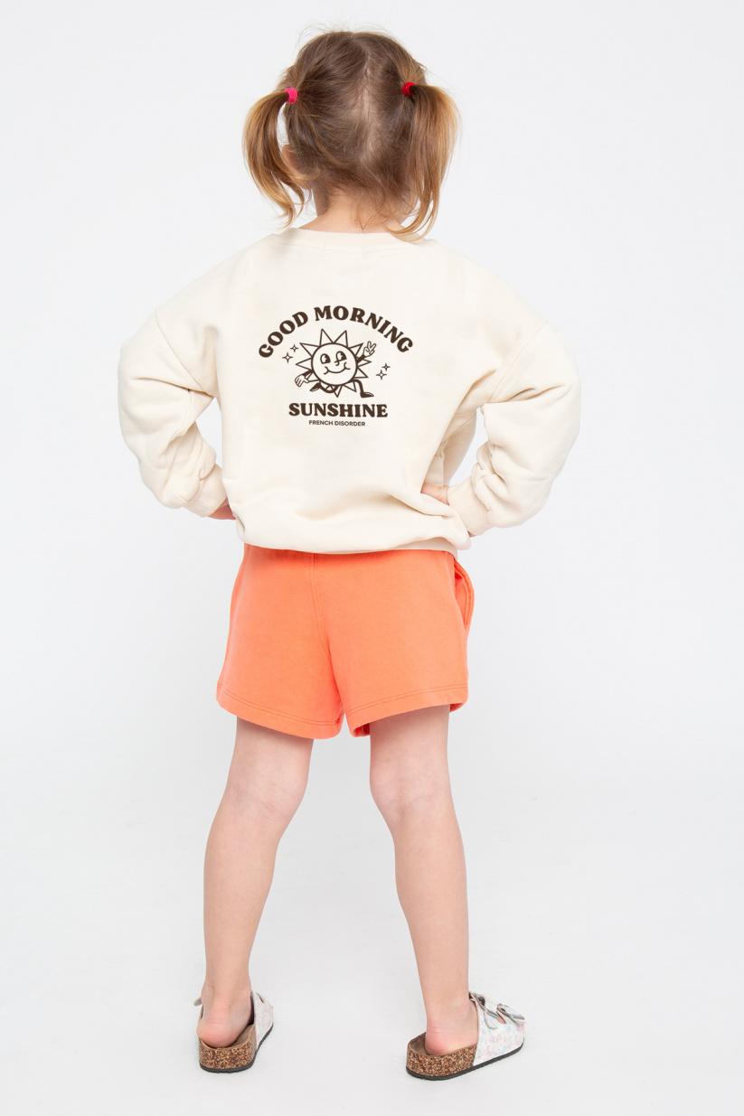 french disorder Sweat Max GOOD MORNING Retro Yellow