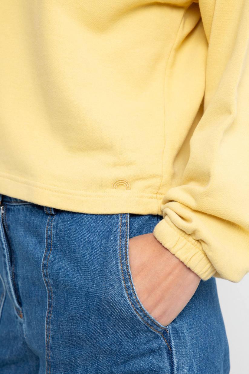 French Disorder Sweat Nora VITAMIN CLUB Retro Yellow