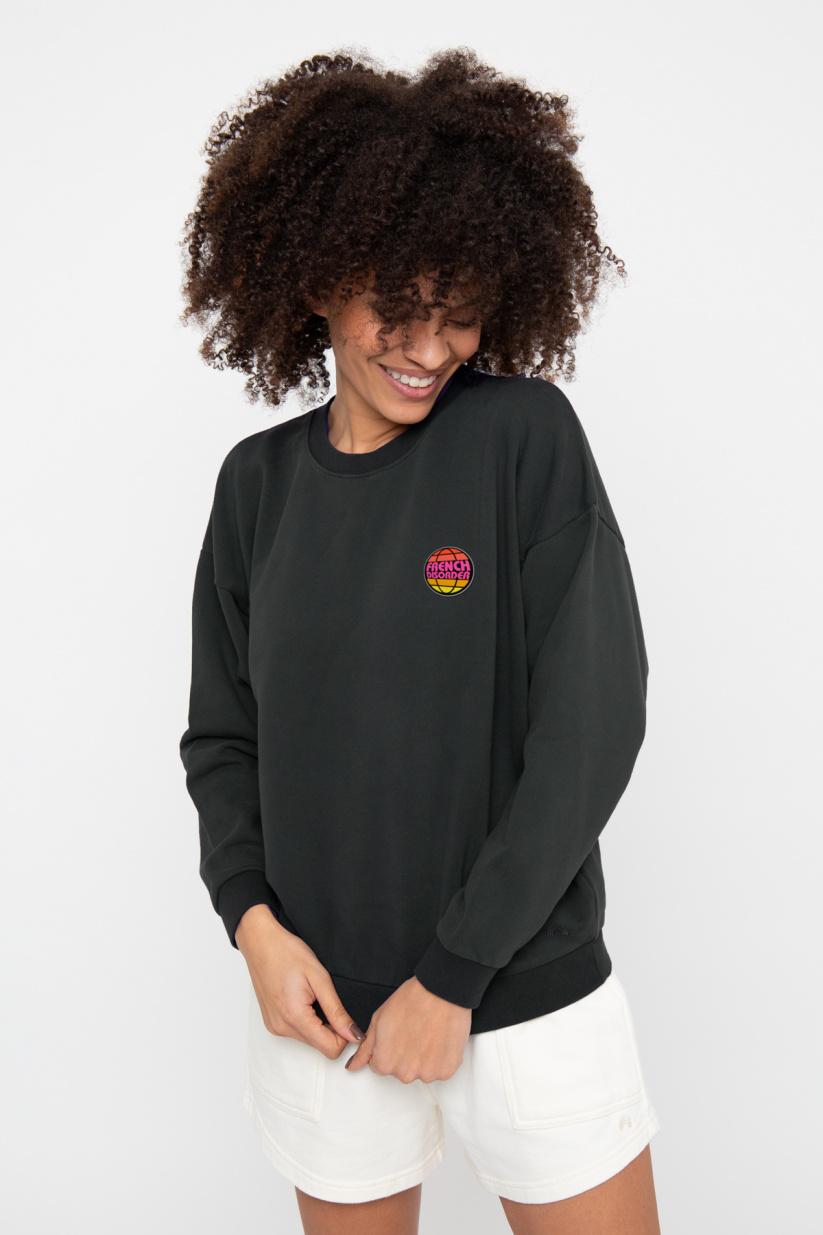 French Disorder Sweat Rosie Patch PLANET FD Anthracite