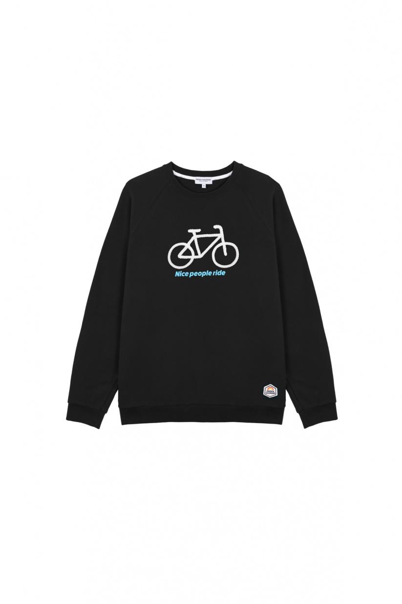 French Disorder Sweatricotin Clyde NICE PEOPLE RIDE Navy