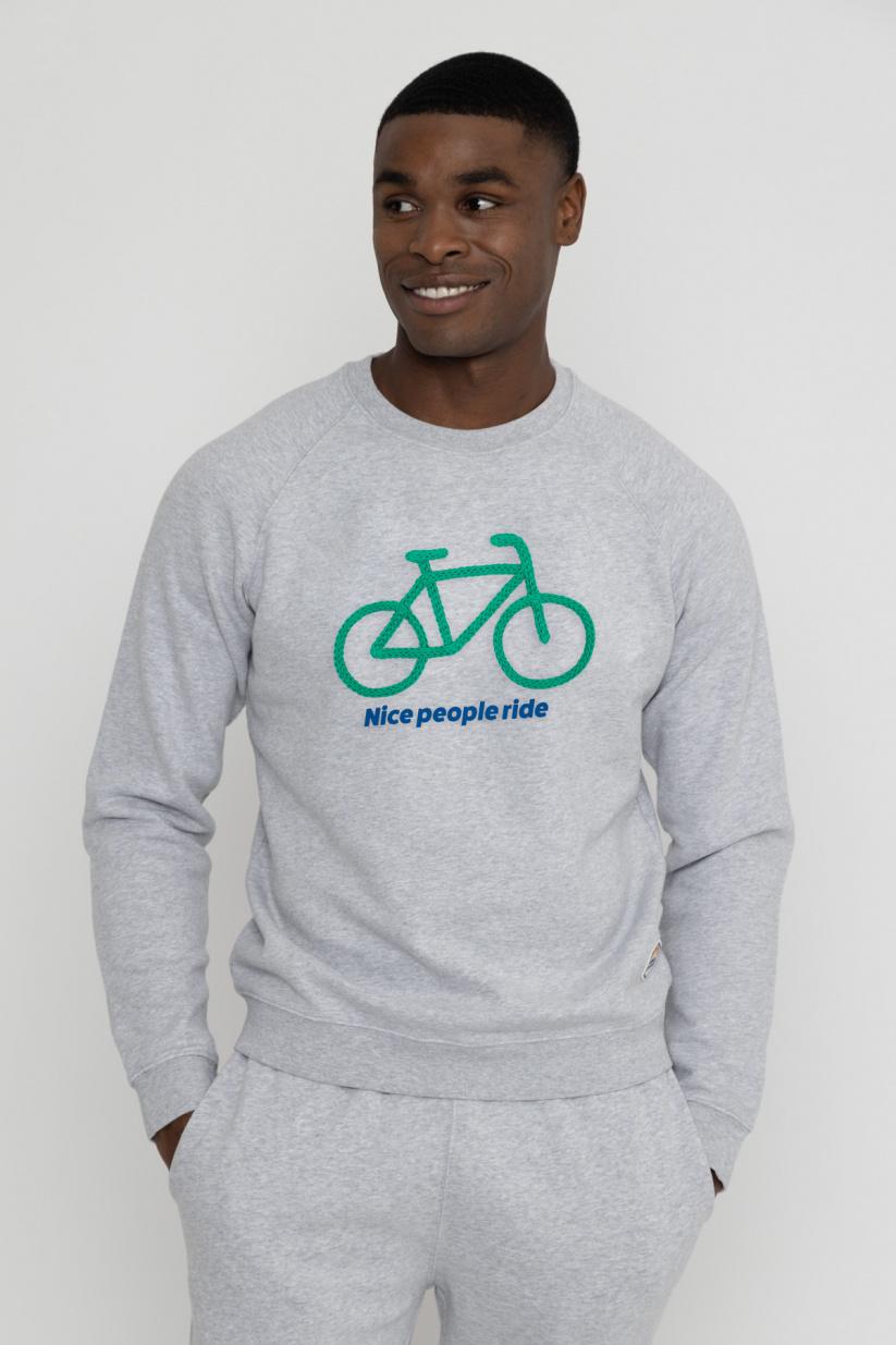 french disorder Sweatricotin Clyde NICE PEOPLE RIDE Navy