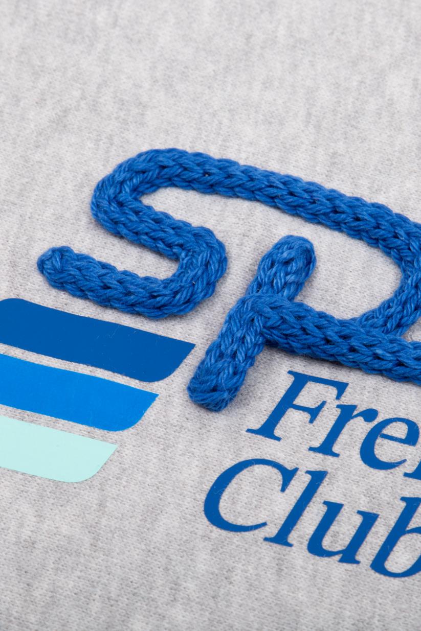 French Disorder Sweatricotin Clyde SPORTS Gris Chiné