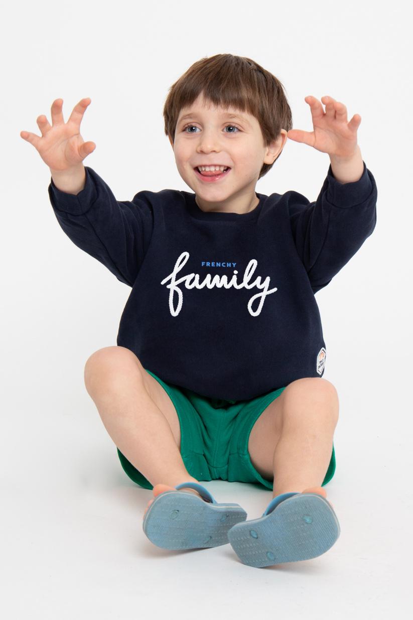 french disorder Sweatricotin Max FRENCHY FAMILY Navy