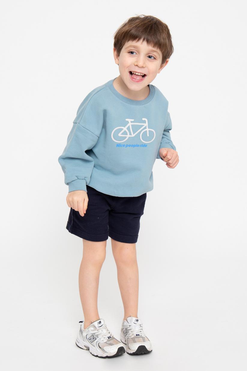 french disorder Sweatricotin Max NICE PEOPLE RIDE Faded Denim