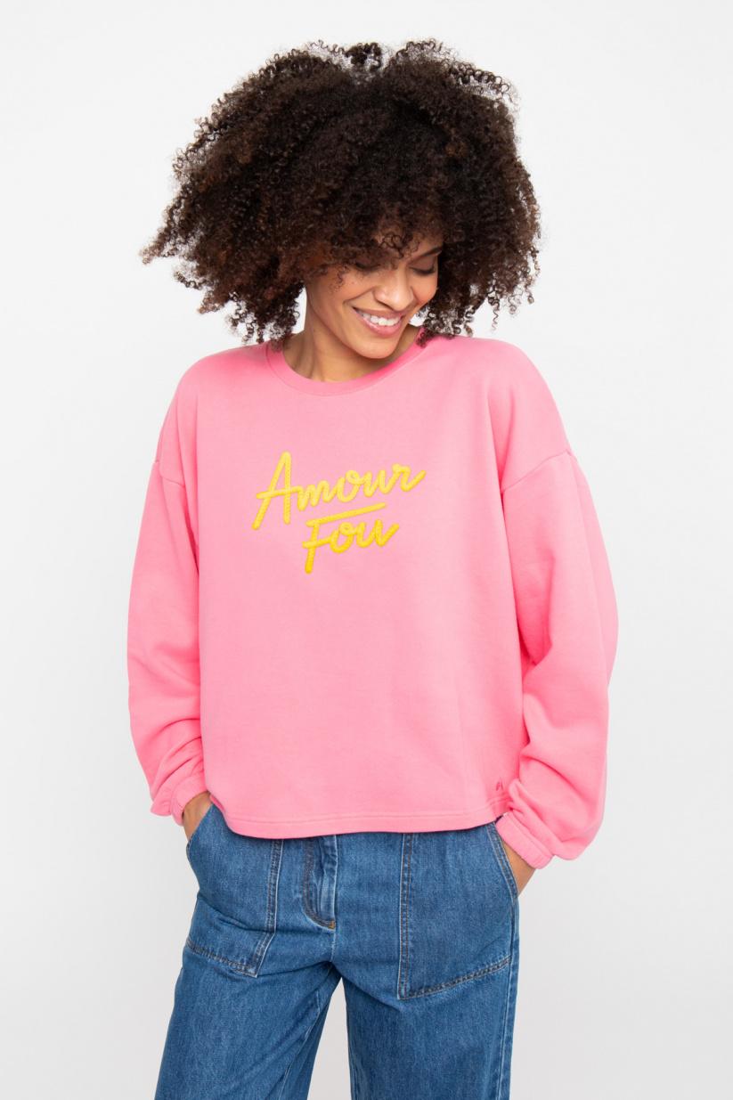 french disorder Sweatricotin Nora AMOUR FOU Bubble Gum