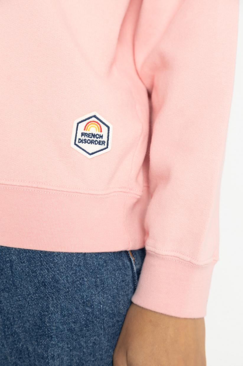 French Disorder Sweatricotin Rosie FLAMINGO HOTEL Vieux Rose