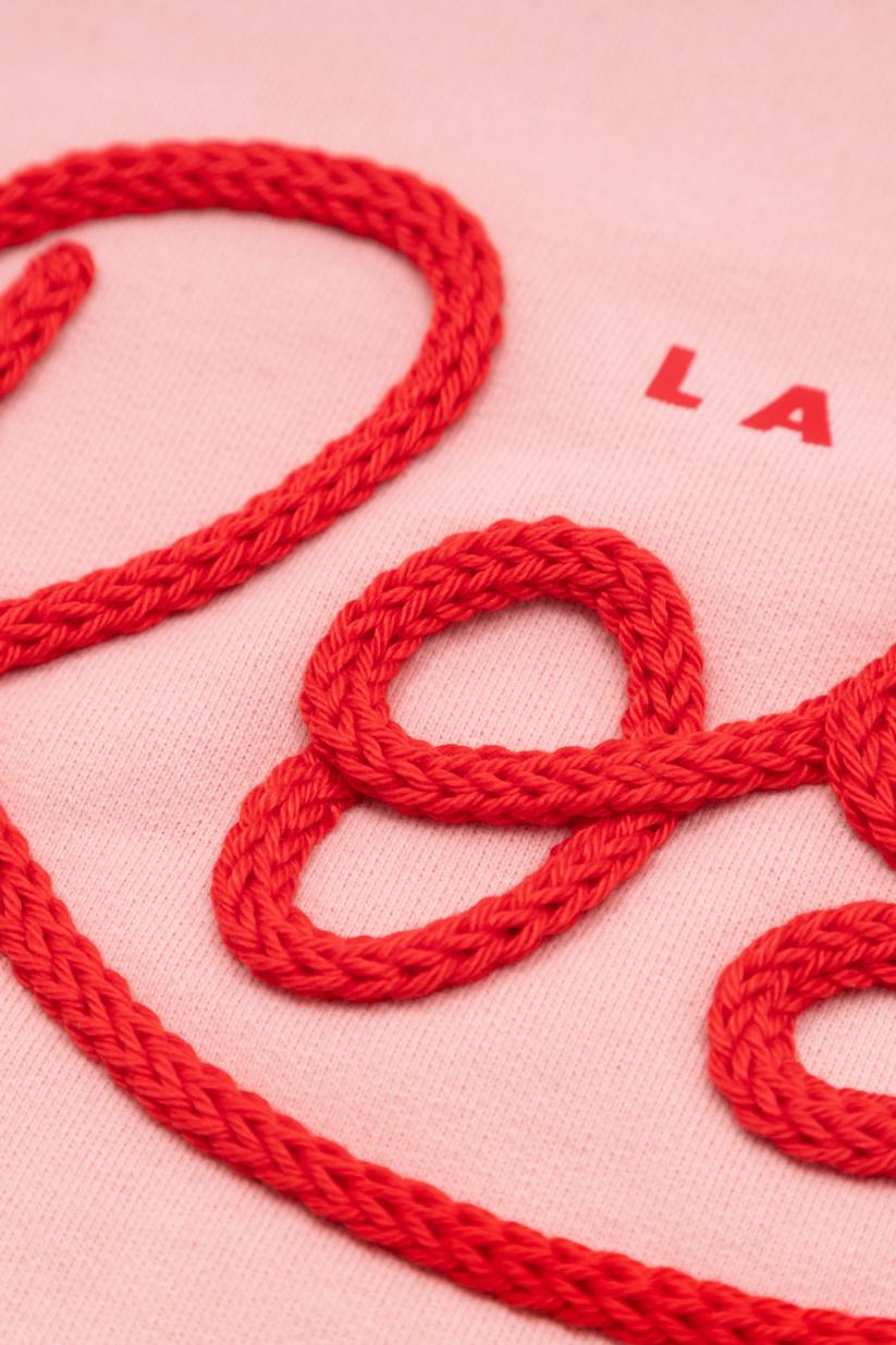 French Disorder Sweatricotin Rosie LA VIE EN ROSE Crème