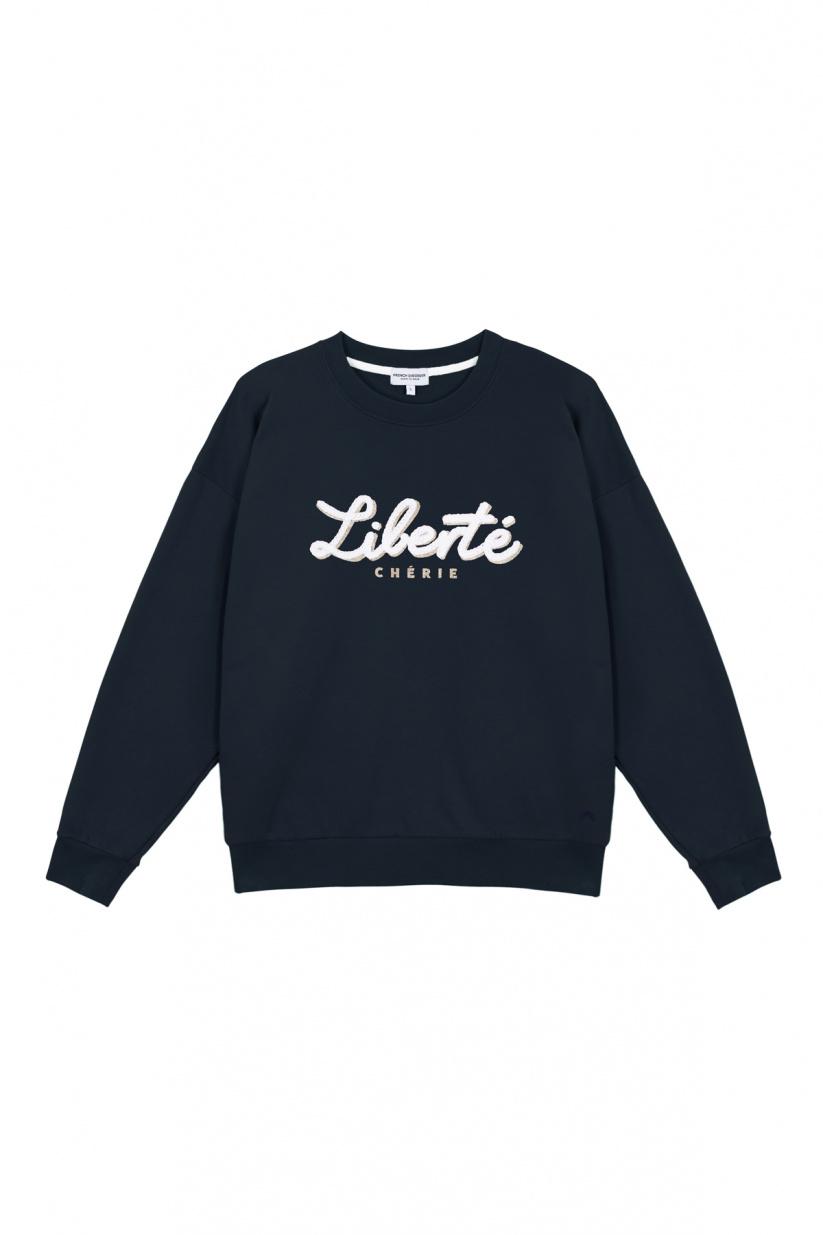 French Disorder Sweatricotin Rosie LIBERTE CHERIE Navy