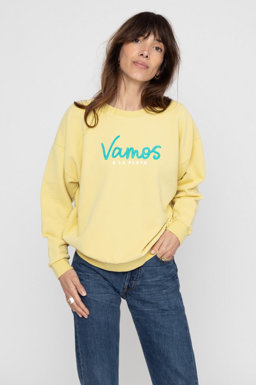 French Disorder Sweatricotin Rosie VAMOS A LA PLAYA Papaye