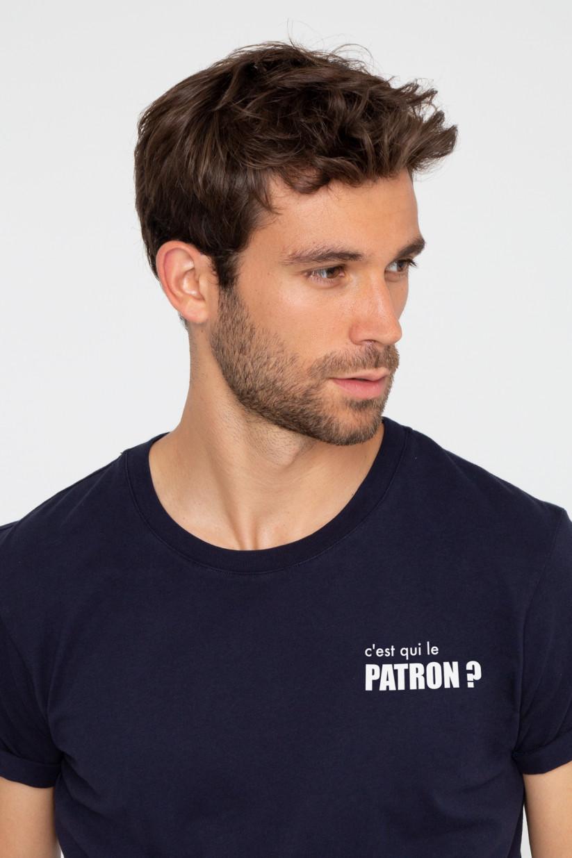 french disorder T-shirt Alex C'EST QUI LE PATRON ? Navy