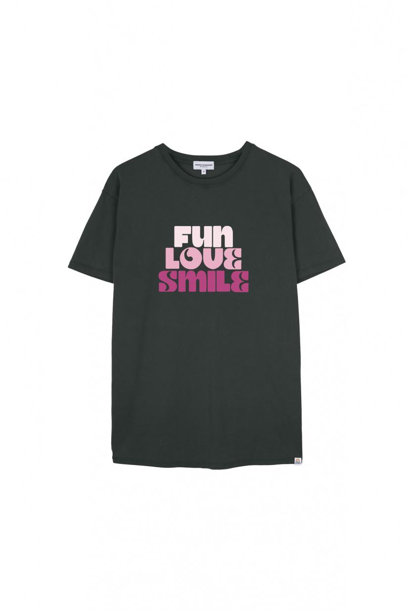 French Disorder T-shirt Mika FUN LOVE SMILE Anthracite