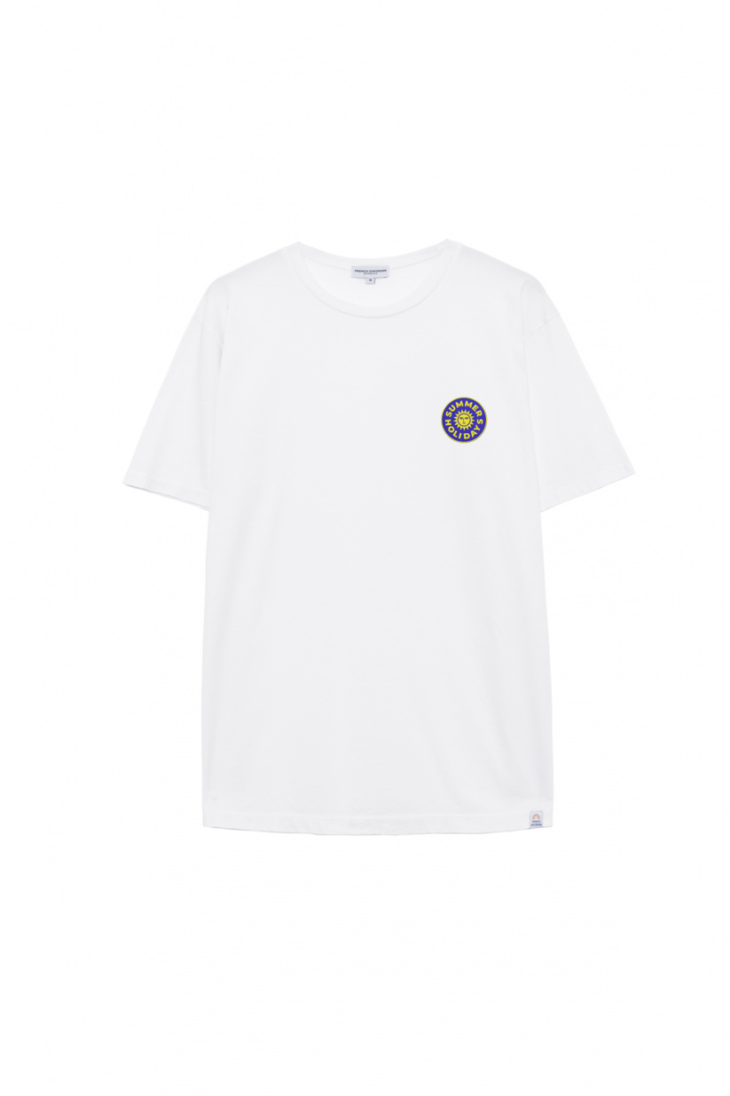 French Disorder T-shirt Mike Patch SUMMER HOLIDAYS Blanc