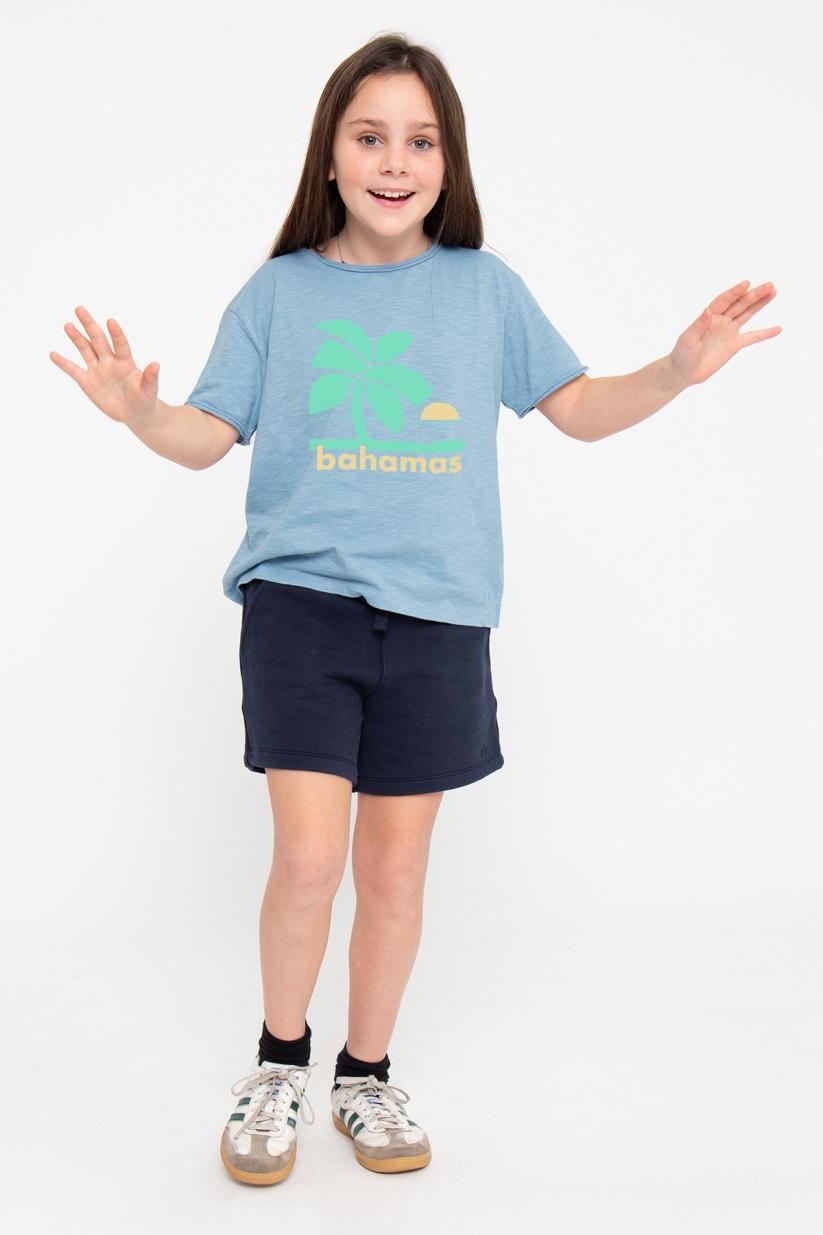 french disorder T-shirt Sam Flammé BAHAMAS Faded Denim