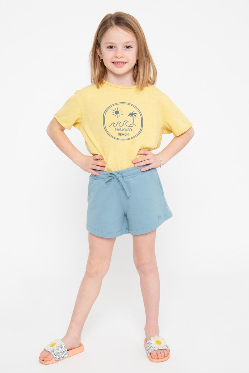 french disorder T-shirt Sam Flammé FARAWAY Retro Yellow