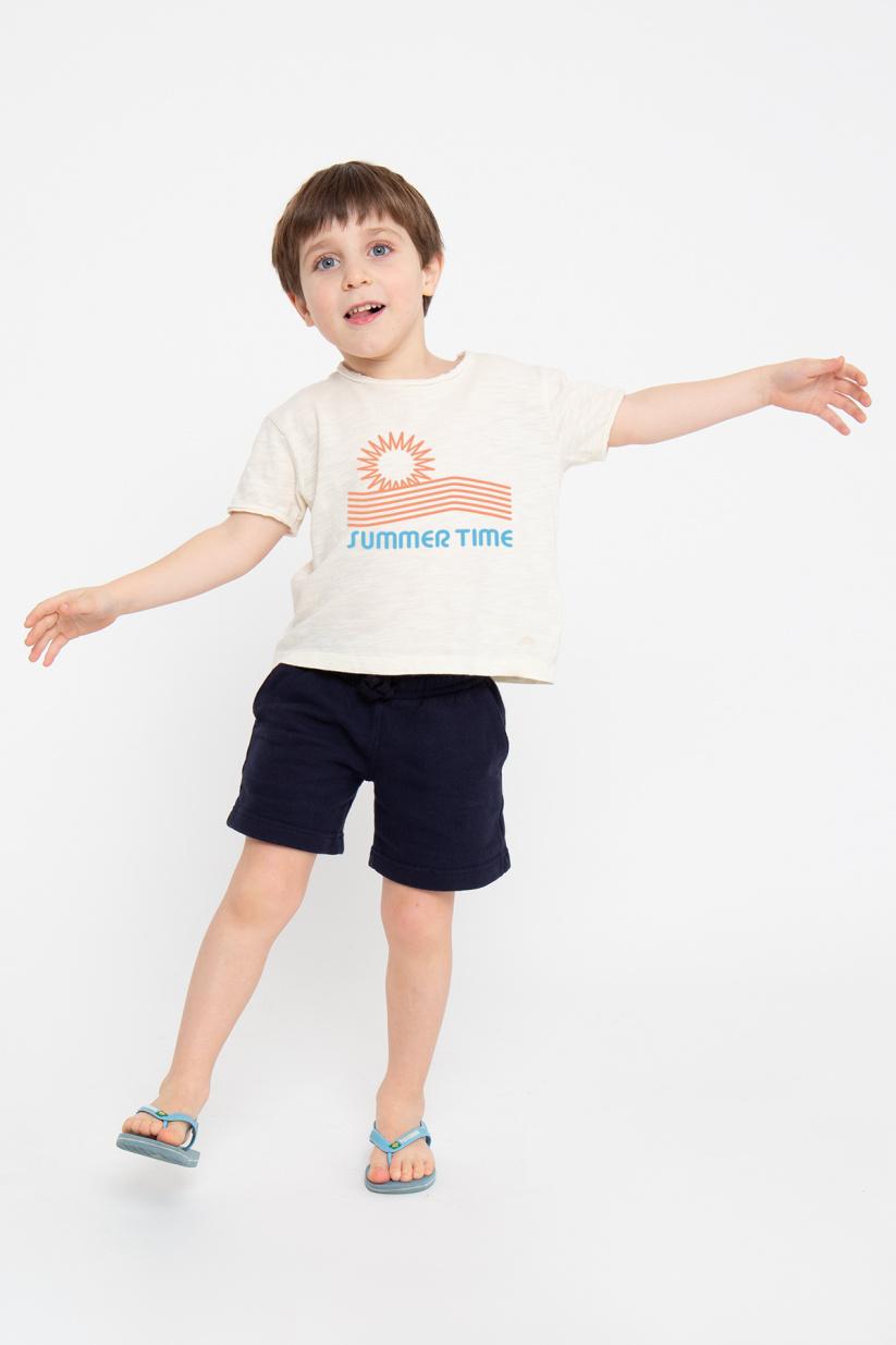 french disorder T-shirt Sam Flammé SUMMERTIME Crème