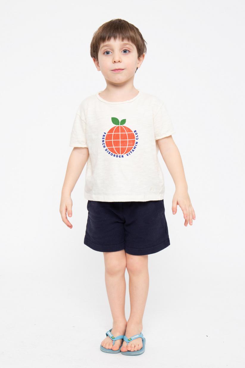 french disorder T-shirt Sam Flammé VITAMIN CLUB Crème