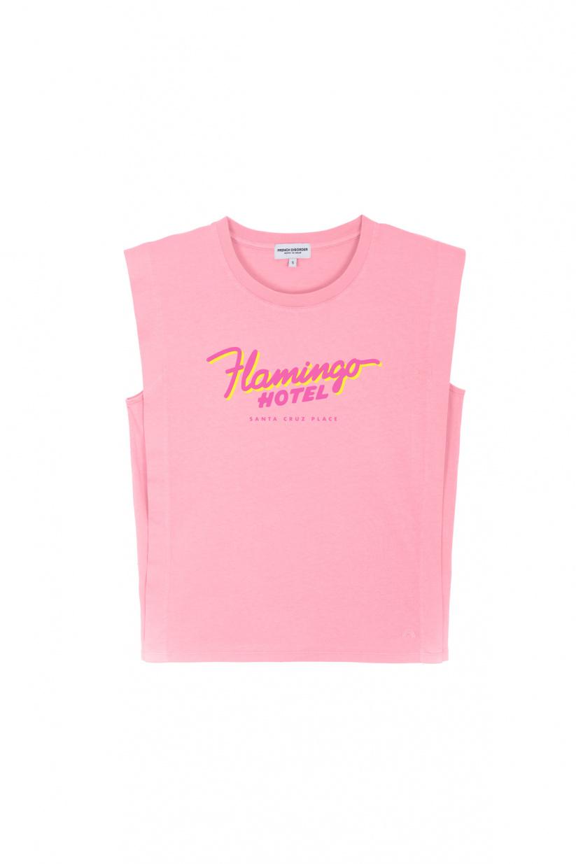 French Disorder Top Poppy FLAMINGO HOTEL Bubble Gum