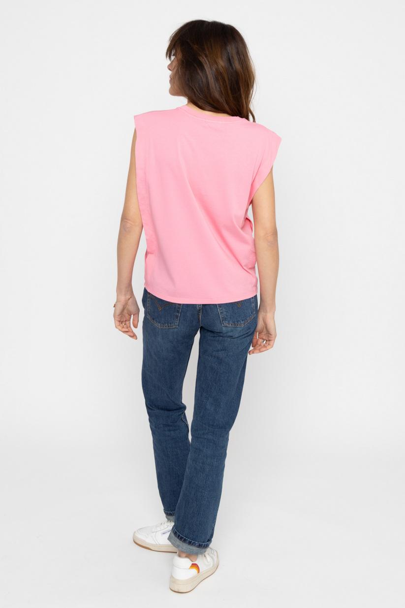 French Disorder Top Poppy FLAMINGO HOTEL Bubble Gum