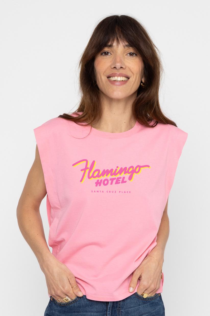 french disorder Top Poppy FLAMINGO HOTEL Bubble Gum