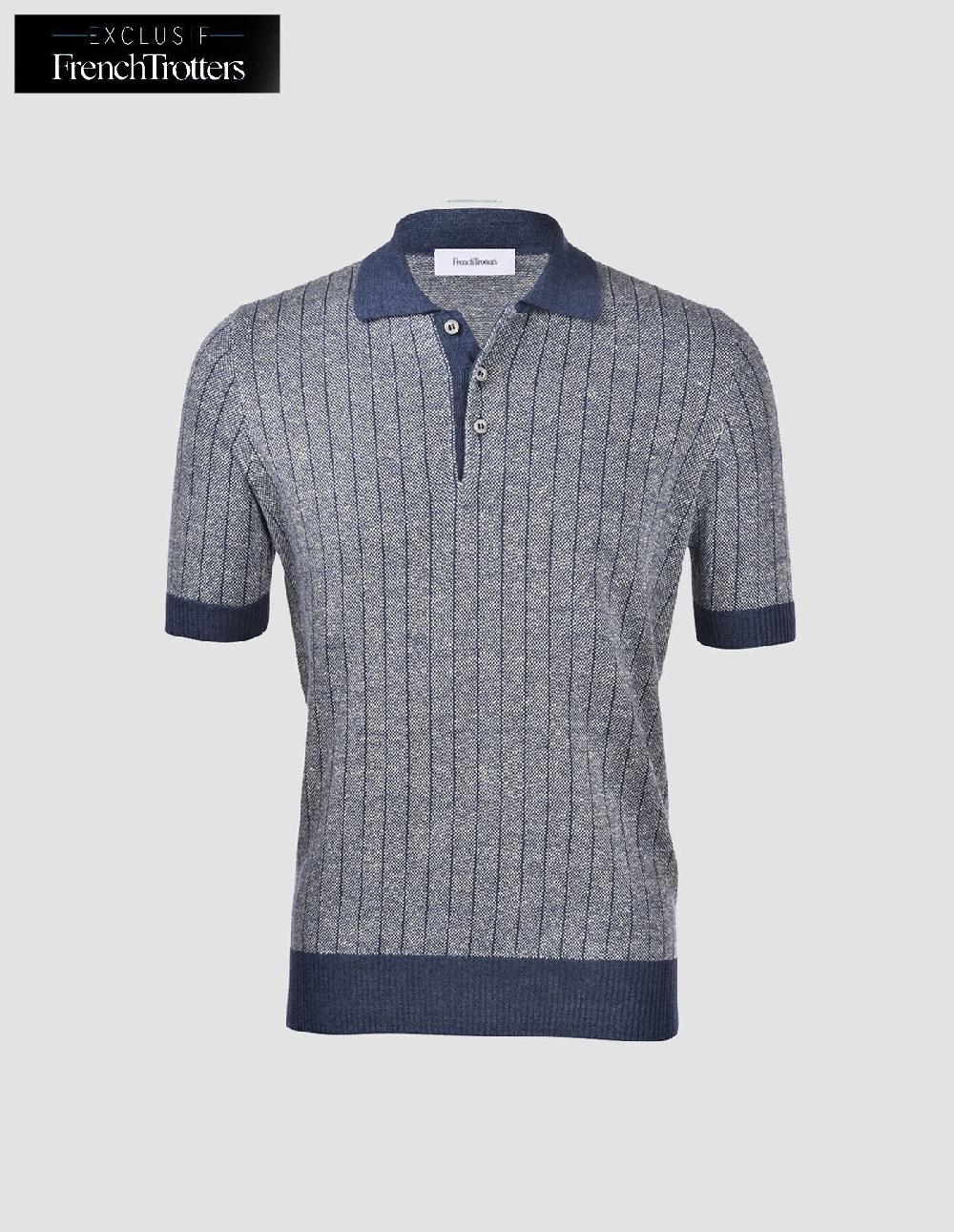 french trotters Ft Tennis S/slv Lin Cotton