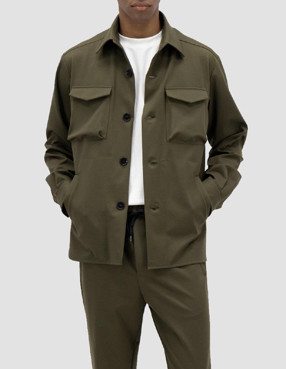 French Trotters Hwl M Shirt Jkt Techno Viscose