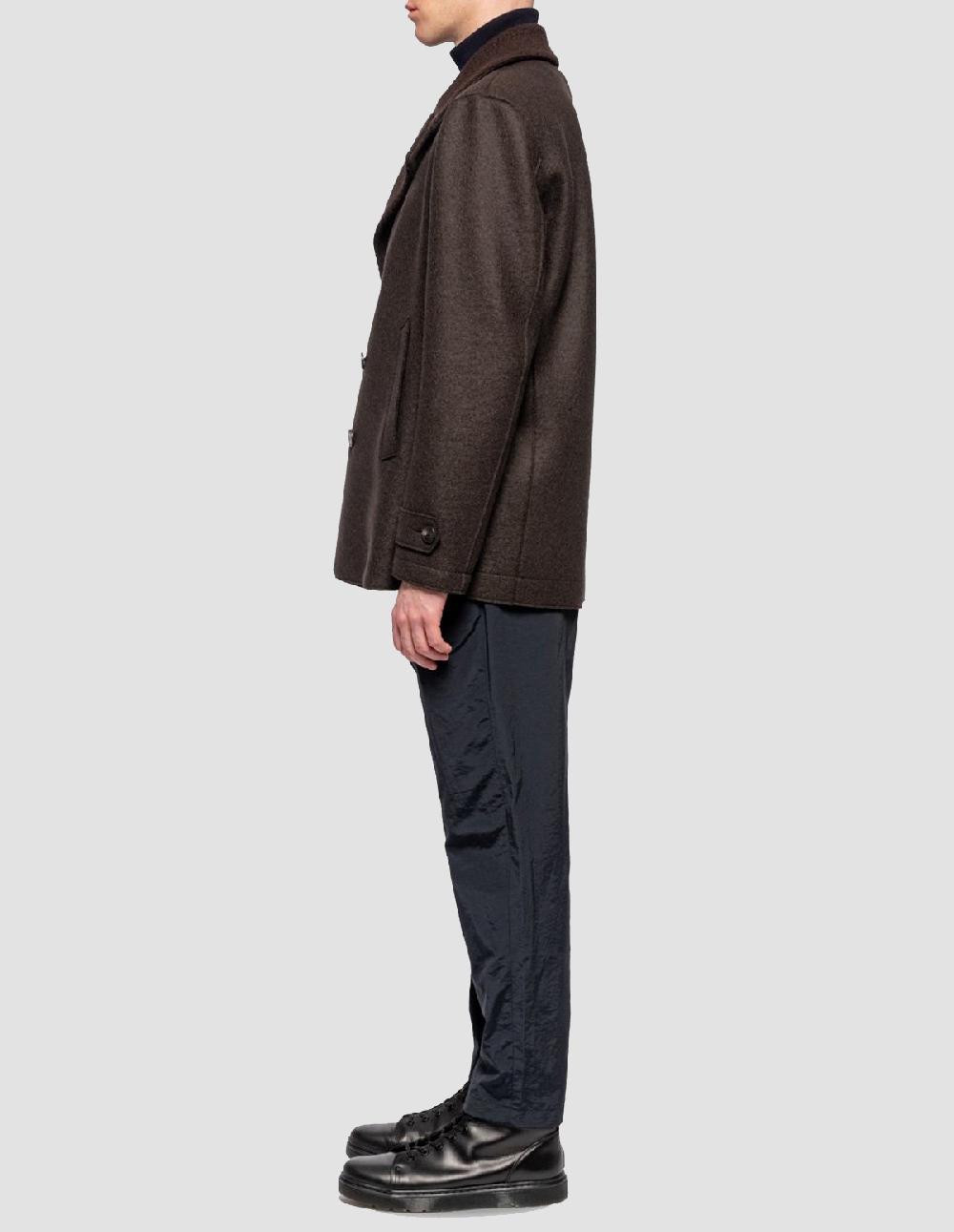 French Trotters Hwl Peacoat P Wool And Boucle