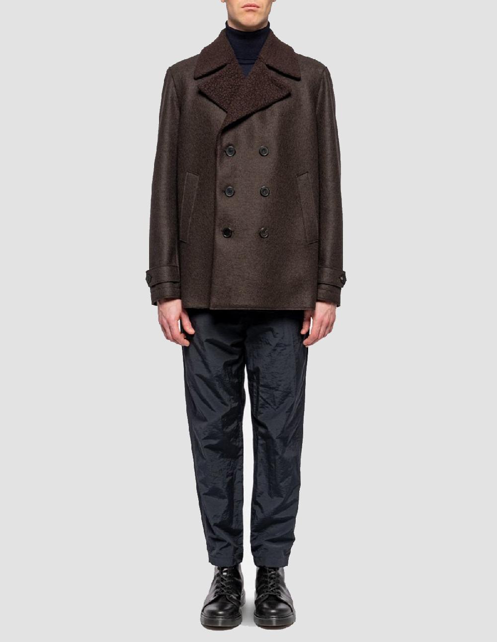 french trotters Hwl Peacoat P Wool And Boucle