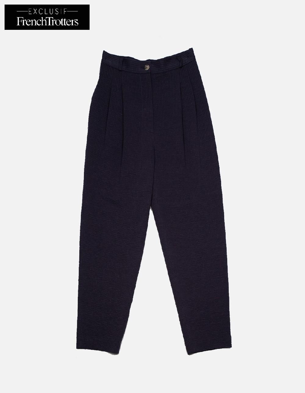 French Trotters Hwl Tapered Trs Seersuck Exclu