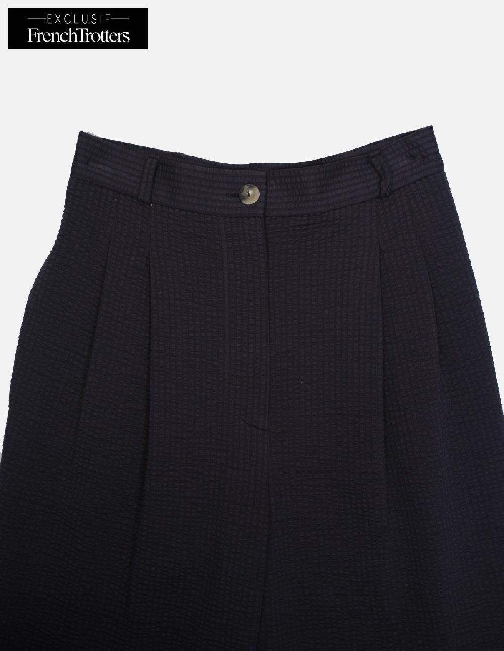 French Trotters Hwl Tapered Trs Seersuck Exclu