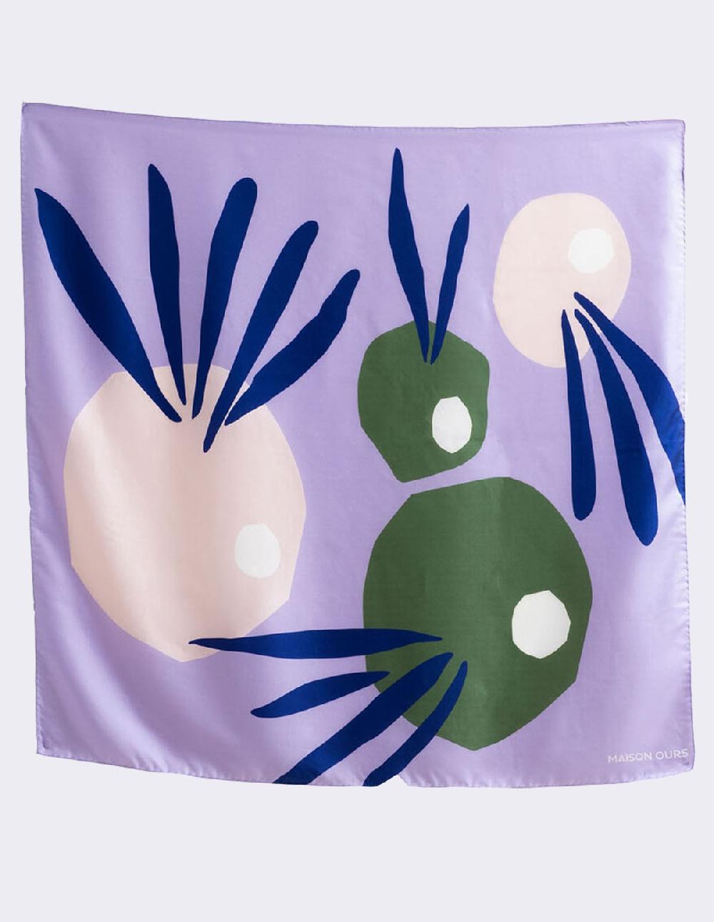 french trotters Maison Ours Fruit 90x90