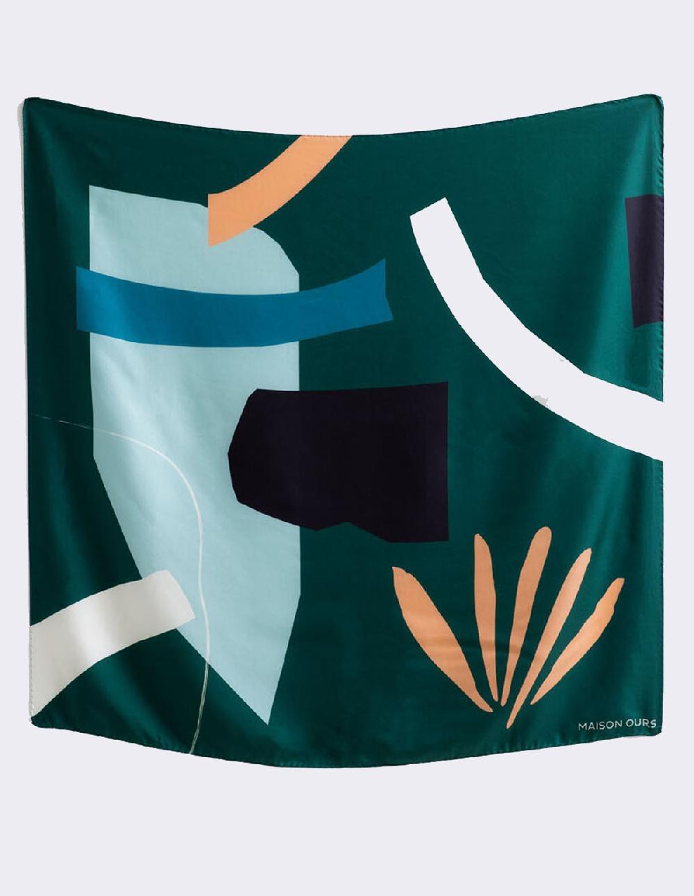 french trotters Maison Ours Herbe 90x90