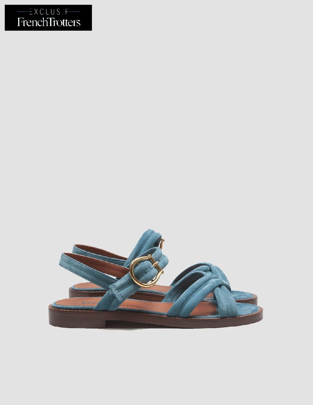 French Trotters Mv Boum Sandales Plates Ex Ft