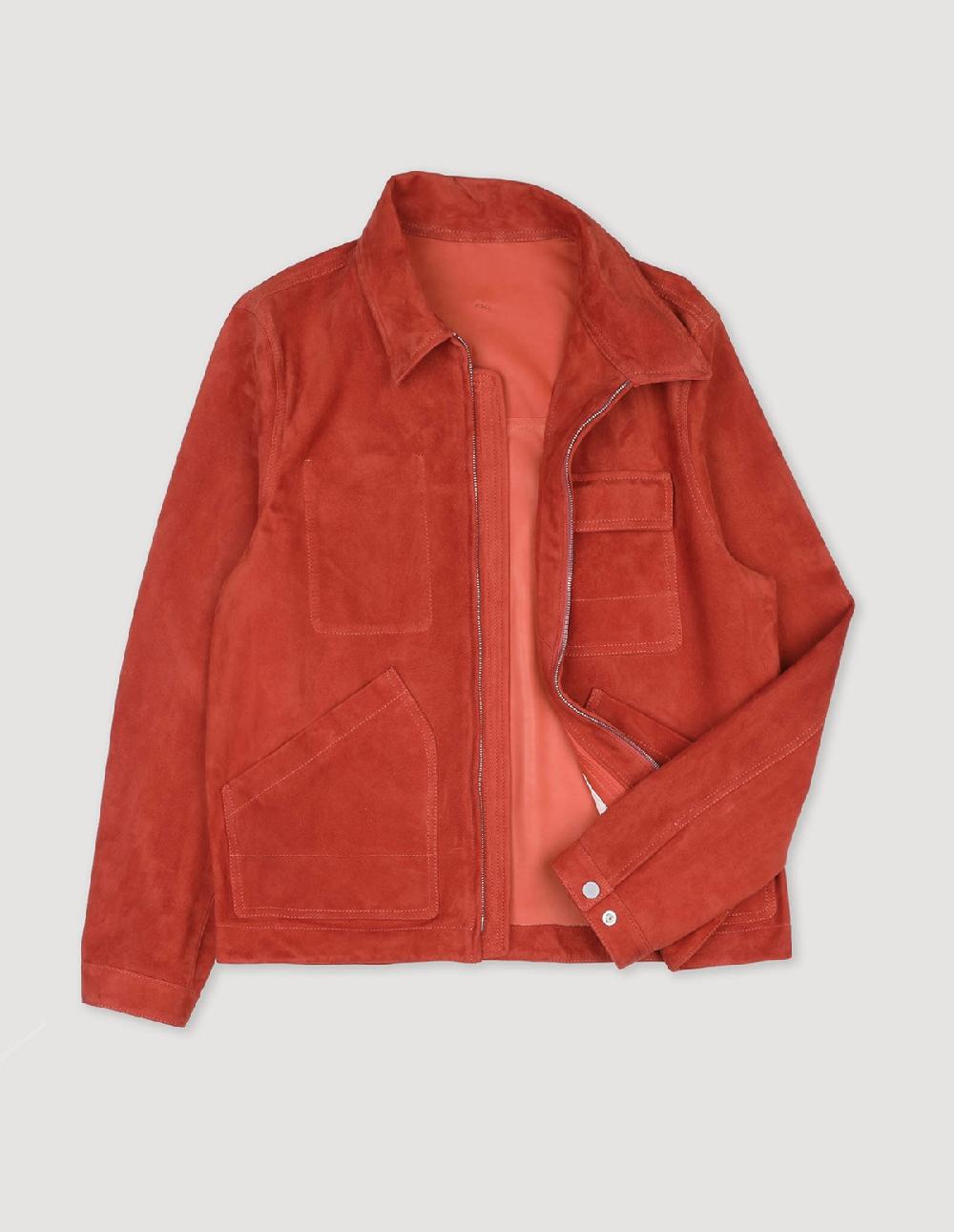 French Trotters Valstar Brad Zip Jacket Suede