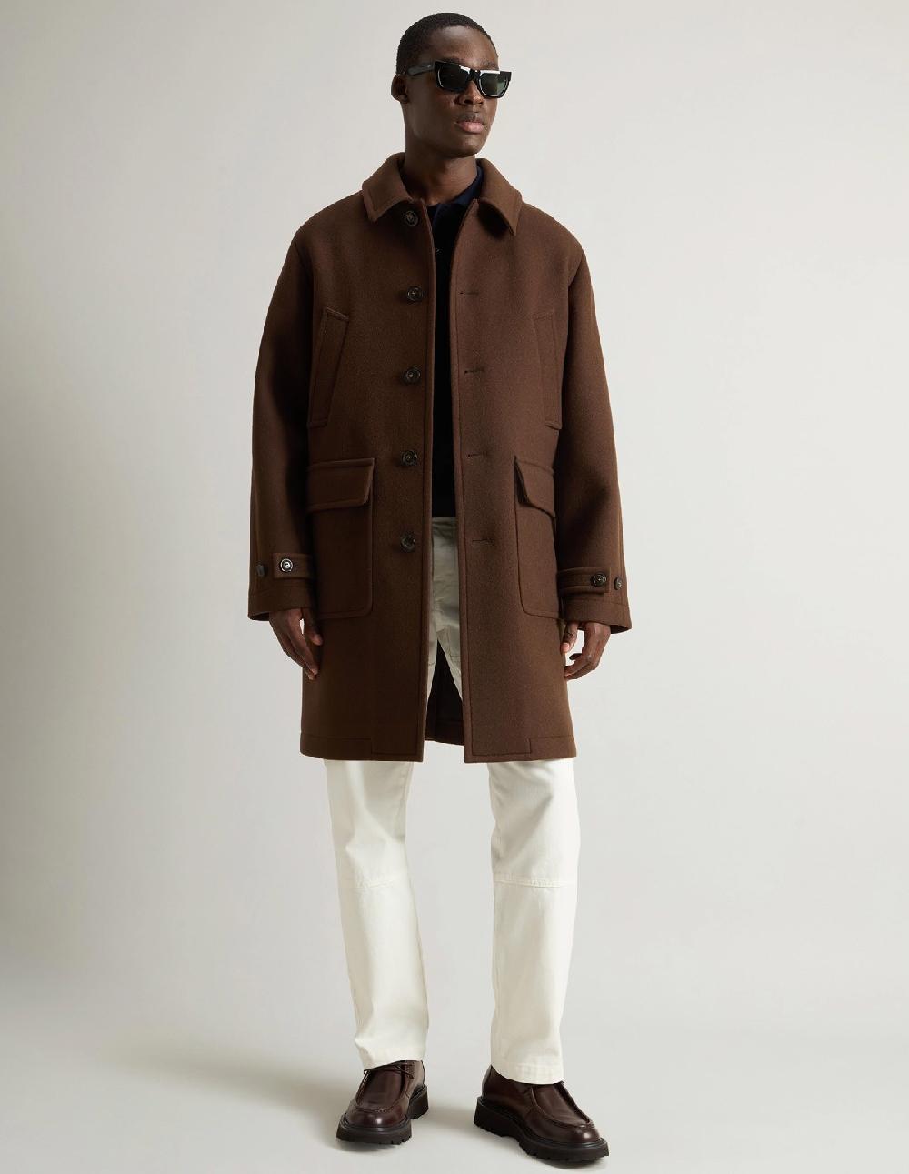 French Trotters Wr Melton Wool Coat