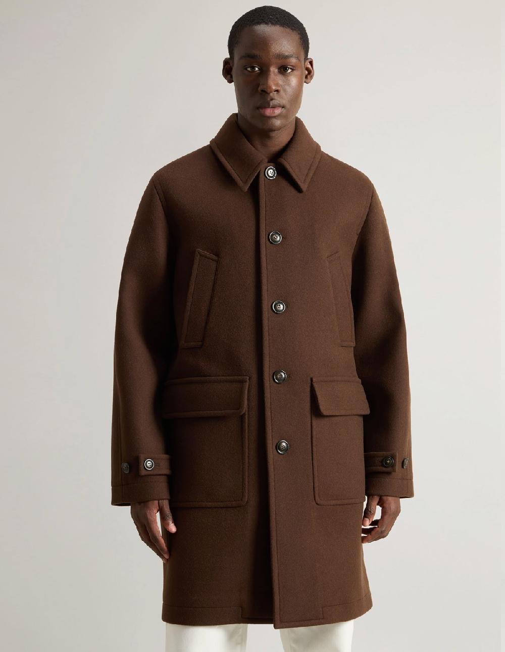 french trotters Wr Melton Wool Coat