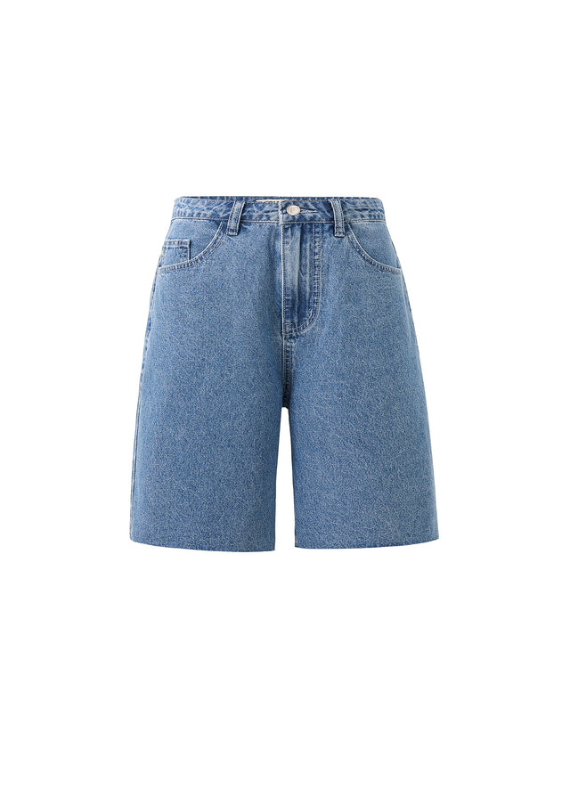 Frnch Bermuda PIVOINE Bleu Jean