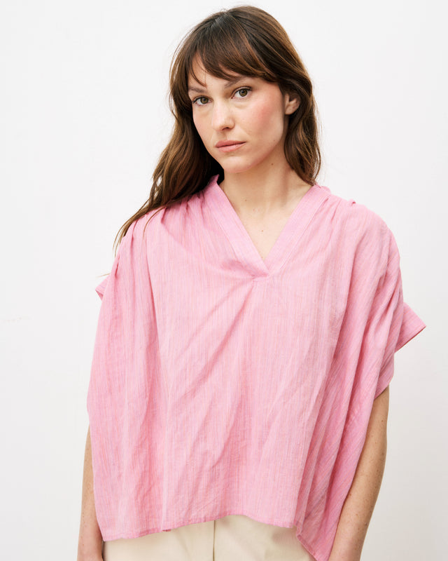 Frnch Blouse CAROLYNE Rose