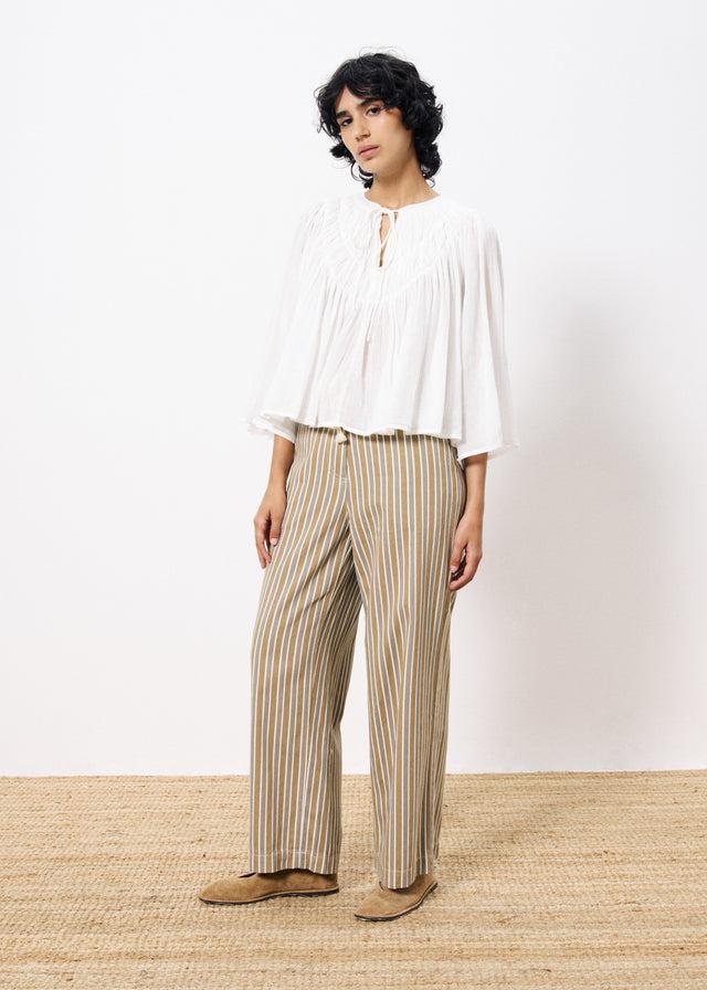 Frnch Blouse CLOVICIA Blanc